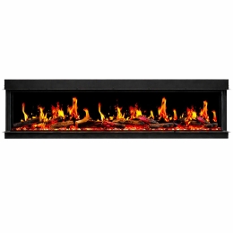 Camino elettrico da incasso a parete L 150 LCD LED APP FILADELFIA150