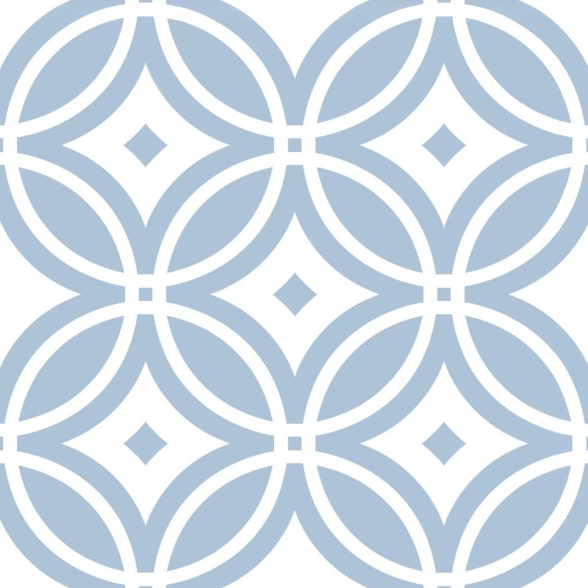 Piastrelle in LTV PVC autoadesive da pavimento parete Set 22 pz 2 mt2 30x30 effetto maiolica Capri
