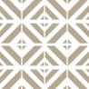 Piastrelle in LTV PVC autoadesive da pavimento parete Set 22 pz 2 mt2 30x30 effetto maiolica Creta