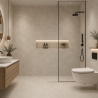 Piastrelle in LTV PVC autoadesive da pavimento parete Set 22 pz 2 mt2 30x30 effetto Marmo Beige