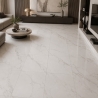 Piastrelle in LTV PVC autoadesive da pavimento parete Set 22 pz 2 mt2 30x30 effetto Marmo Bianco
