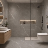 Piastrelle in LTV PVC autoadesive da pavimento parete Set 22 pz 2 mt2 30x30 effetto Marmo Grigio