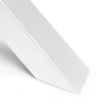 Gambe da tavolo Cross 69,5 cm ad incrocio in acciaio verniciato bianco