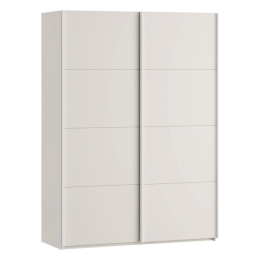 Armadio Guardaroba 2 Ante Scorrevoli Con Barra Appendiabiti Sofi Beige