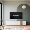 Mobile TV Da Terra 200 Cm 2 Ante 2 Cassetti Rovere Valencia E Secret Grey Lewis