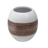 Gedy G-Alexia Portaspazzolino Bianco In Ceramica
