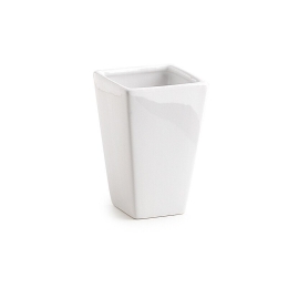 Gedy Karima Portaspazzolini Bianco In Ceramica