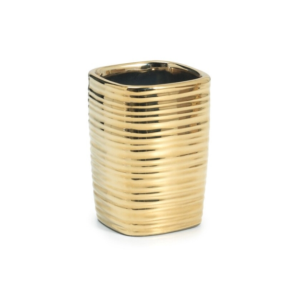Gedy Kelly Portaspazzolino Oro In Ceramica