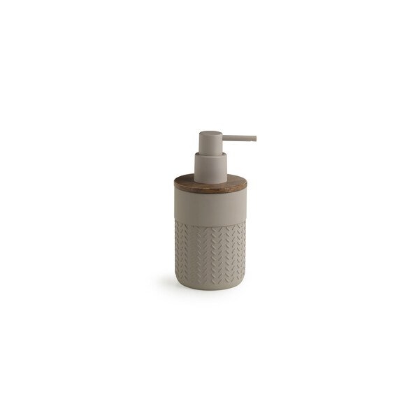 Gedy Thea Dosasapone Grigio/Naturale Scuro In Resina E Bambu