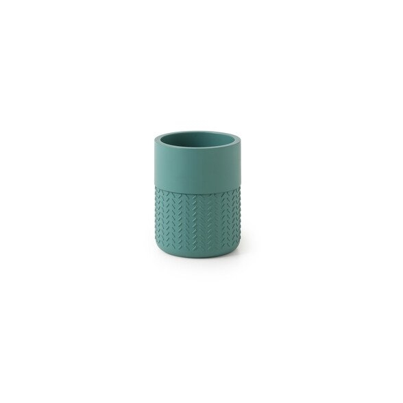 Gedy Thea Portaspazzolini Verde In Resina