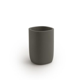 Gedy Ylenia Portaspazzolini Gun Metal Matt In Resina