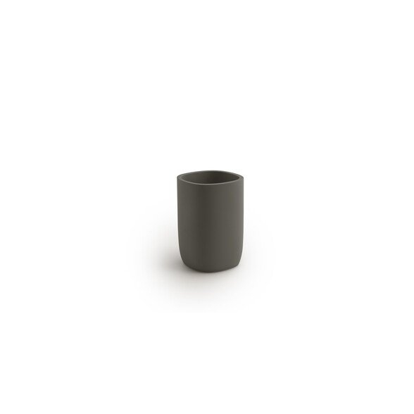 Gedy Ylenia Portaspazzolini Gun Metal Matt In Resina