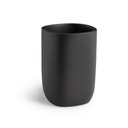 Gedy Ylenia Portaspazzolini Nero Matt In Resina