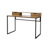 Scrivania Industrial Metal Quercia 120x60x95 Cm 2 Cassetti