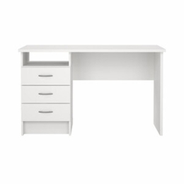 Scrivania 3 Cassetti 120x48x72h Function Plus Bianco