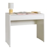 Scrivania Con Cassetto 100x40x81h Espresso Bianco Laccato