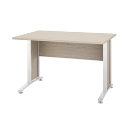 Scrivania Prima 120x80x74h Bianco Quercia