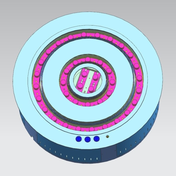 Camino elettrico a Vapore Acqueo 3D da incasso d. 55 ROUND3D550