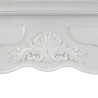 Cornice per camino rivestimento in legno L123xP39xH100 Parigi Bianco 