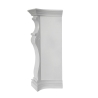 Cornice per camino rivestimento in legno L123xP39xH100 Parigi Bianco 
