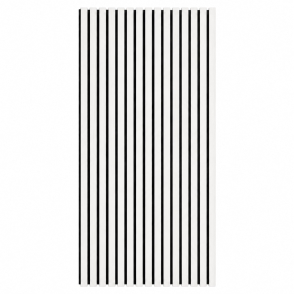 Pannello acustico fonoassorbente in HDF a doghe Set 4 pz 120x60 Bianco