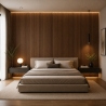 Pannello acustico fonoassorbente in HDF a doghe Set 4 pz 120x60 Noce