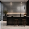 Pannello decorativo Acciaio Inox Set 6 pz 120x60 in PVC UV Ultra Slim