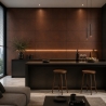 Pannello effetto Ruggine Corten set 6 pz 120x60 in PVC UV Ultra Slim