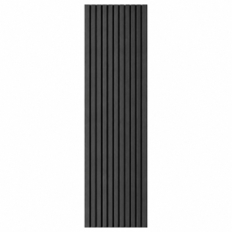 Pannello decorativo PVC listelli effetto doghe Set 10 pz 120x30 Nero