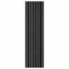 Pannello decorativo PVC listelli effetto doghe Set 10 pz 120x30 Nero