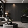 Pannello decorativo PVC listelli effetto doghe Set 10 pz 120x30 Nero