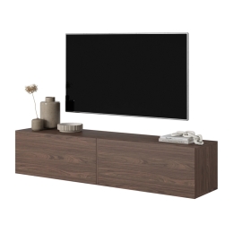 Mobile TV Sospeso 140 Cm 2 Ante Noce Scuro Echo