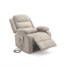 Poltrona Recliner Elettrica 92x95x100h 3 Posizioni Margot Velluto Tortora