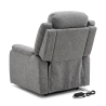 Poltrona Recliner Elettrica 92x95x100h 3 Posizioni Margot Velluto Tortora