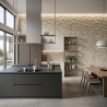 Rivestimento Effetto Muretto Pietra 16x40 In Gres Porcellanato Rockface