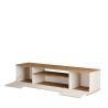 Mobile TV Da Terra 180x45x45 Beige E Rovere Effetto Legno Frame