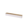 Mobile TV Sospeso 200 Cm A 4 Ante Nicole Effetto Legno Rovere E Bianco