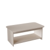 Tavolino Da Salotto 100x50x42h Con Ripiano Chebo Beige