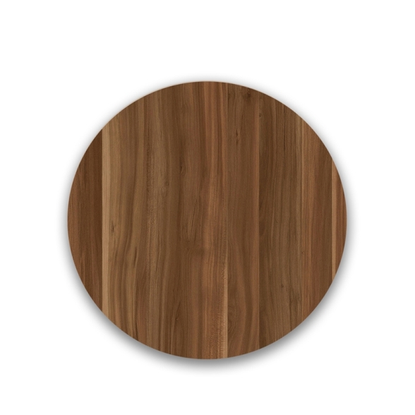 Tavolo Da Cucina Alto Con Ripiani Laterali 120x52x102H Clark Noce Scuro