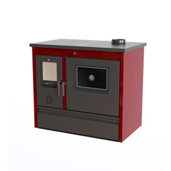 Stufa a Legna con Forno C Line Air Sparta 11,16 kW Bordeaux