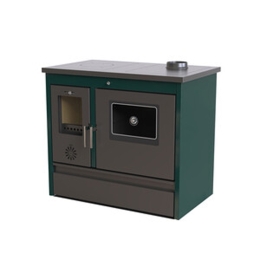 Stufa a Legna con Forno C Line Air Sparta 11,16 kW Verde