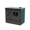 Stufa a Legna con Forno C Line Air Sparta 11,16 kW Verde