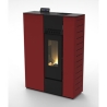 Stufa a Pellet Canalizzata C Line Air Sterope 12C 11,6 kW Bordeaux