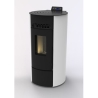 Stufa a Pellet Ventilata C Line Air Round Arge 9 8,7 kW Bianco