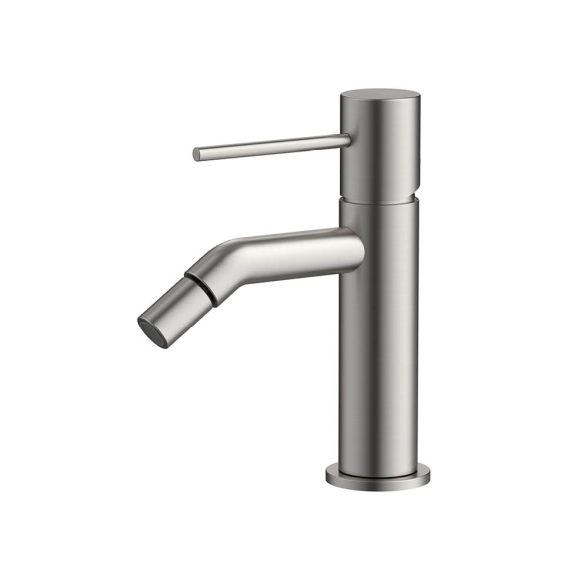 Miscelatore Per Bidet In Ottone Nichel Spazzolato Smooth Rubicer