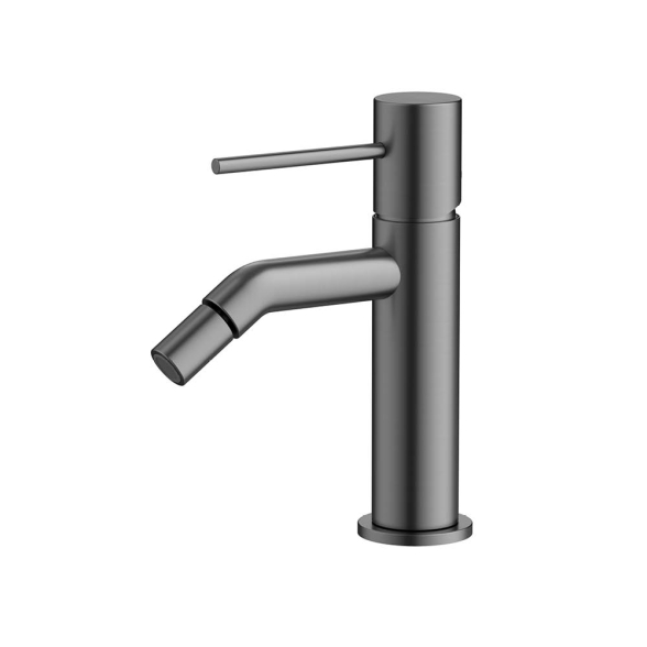 Miscelatore Per Bidet In Ottone Grigio Satinato Smooth Rubicer