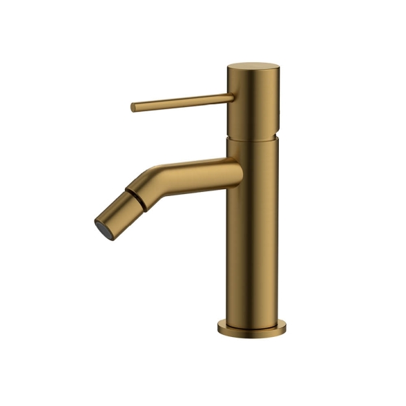 Miscelatore Per Bidet In Ottone Oro Spazzolato Smooth Rubicer