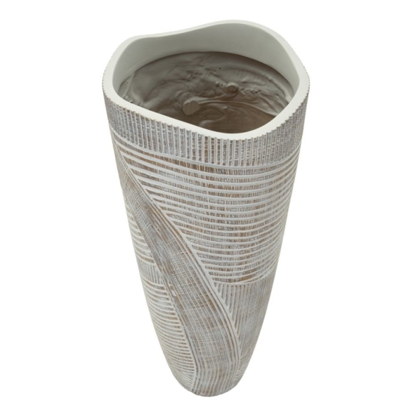 Vaso Resina Woody Cm Ø 19X55