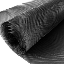 Zanzariera Acciaio Inox Nera Maglia 20 x 18, 0,60 x 25 m