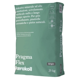 Kerakoll Pragma Flex Colla Per Piastrelle Adesivo Minerale - Sacco 25 kg Grigio